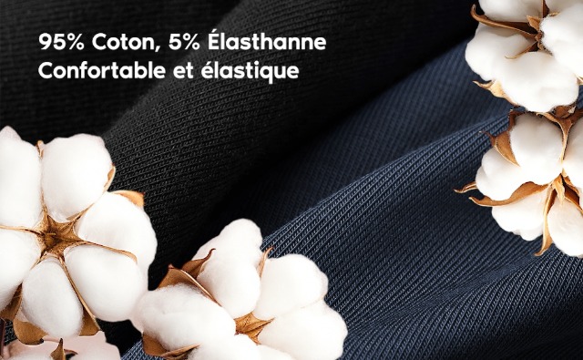 Lot De 8 Boxers Homme Fullluwaa Coton Doux Et Confortable - Ceinture Élastique Respirante