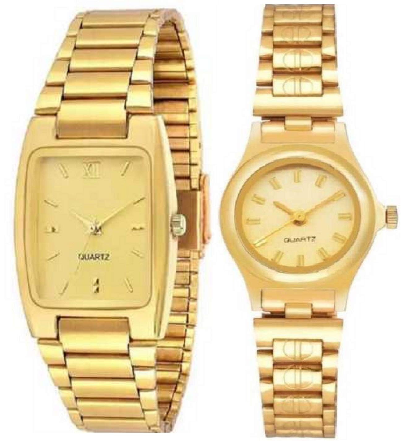 ZUPERIA Analogue Men & Womens Watch (Gold Dial Gold Colored Strap) (B0837VQ68Q) Amazon Price History, Amazon Price Tracker