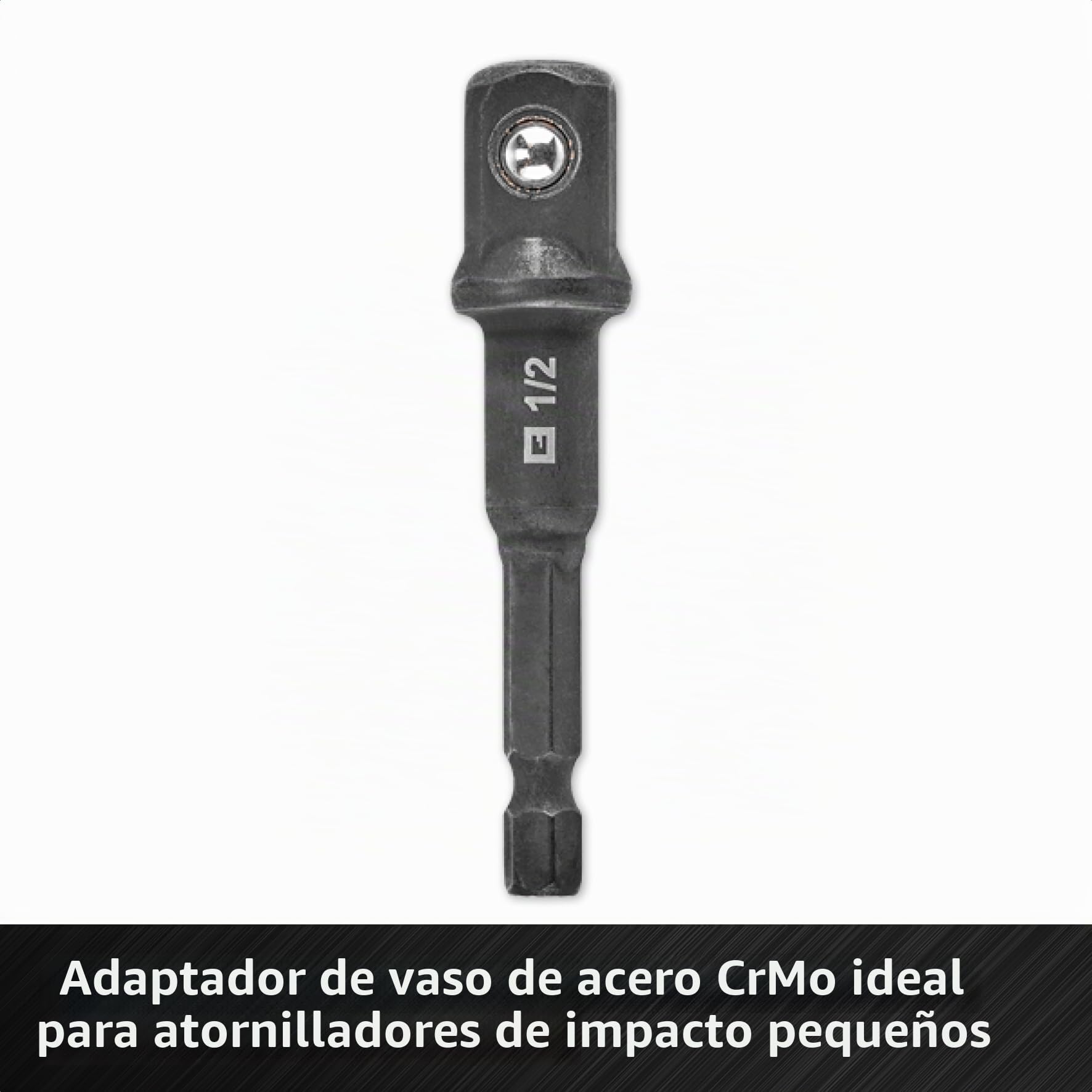 Juego de vasos de impacto Einhell original de 32 piezas (18x vasos Kraftbit de 30 mm, 9x vasos de 40 mm, 3x vasos de 80 mm, acero S2 y CrMo, funda de plástico, para automoción)