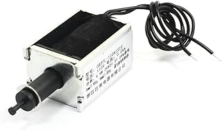 Aexit DC110V 0.09A Control electrical 2mm 900g 6mm 300g Open Frame Pull Type Solenoid Electromagnet 9.9W