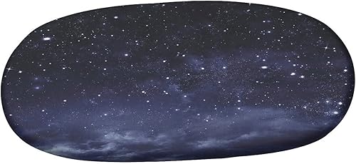 Miniatura 10 de Mantel ovalado ajustable de poliéster elástico en blanco y negro, mantel ajustable con estampado de Panorama de Manhattan de Nueva York, se adapta a