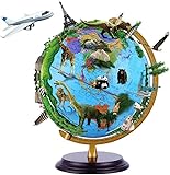 Stable et durable : équipé d'une base en bois robuste, idéale pour une utilisation à long terme. Il présente une carte du monde éducative et à jour avec de multiples points, frontières, pays et caractéristiques topographiques géoréférencés.