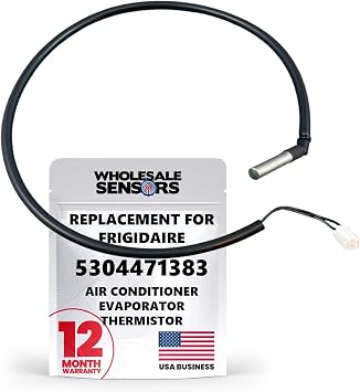 Wholesale Sensors Replacement for Frigidaire 5304471383 Room Air Conditioner Evaporator Thermistor & USA Support