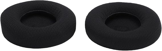 2pcs Ear Pads Replacement for Alienware AW720H AW520H Headphones, Breathable Mesh Fabric Foam Headset Ear Cushions with Memory Foam, for Comfortable Listening Experience