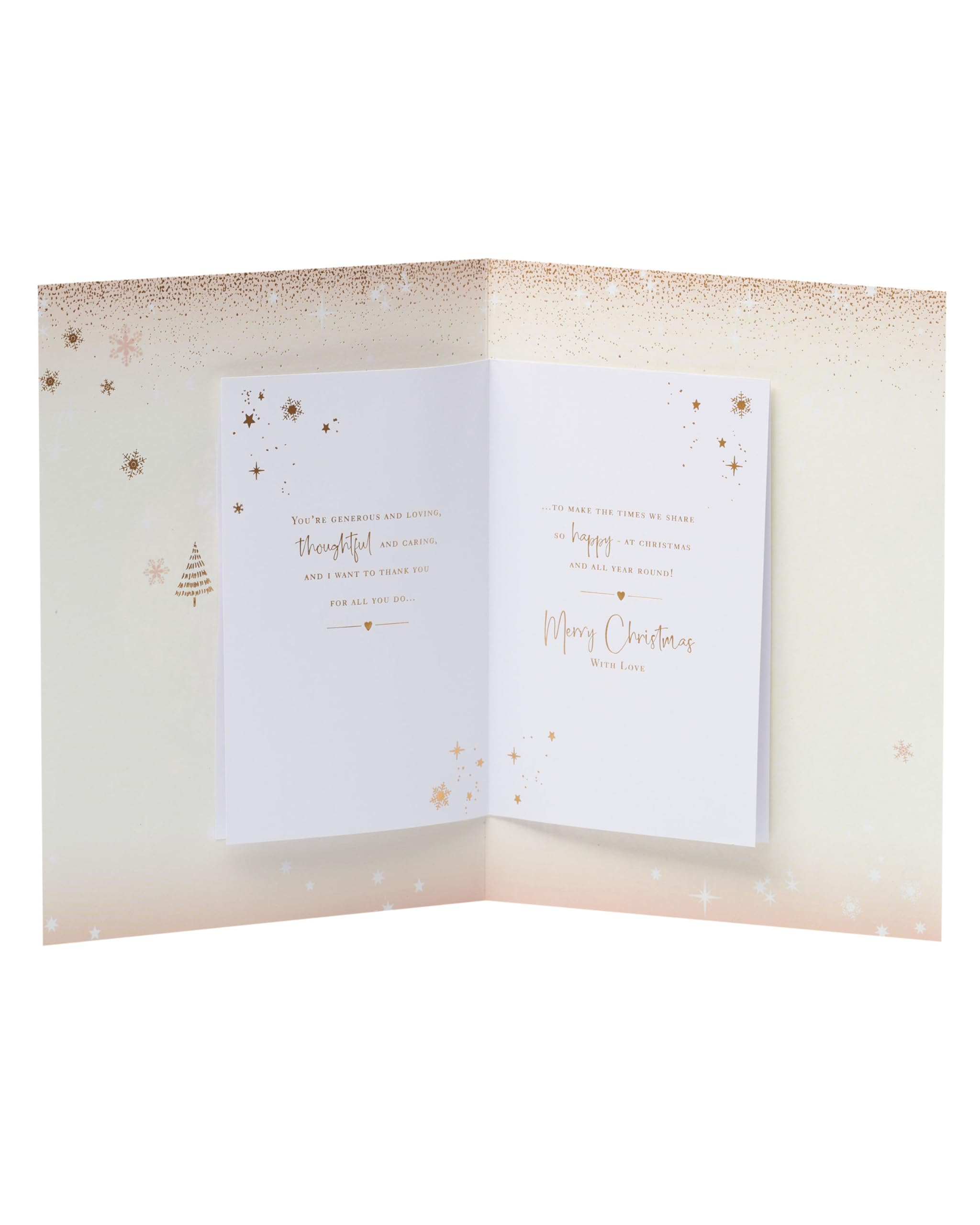 UK Greetings Christmas Card for Mum - Intricate Snow Globe Design, Mum Globe, 210 mm x 275 mm - Image 3