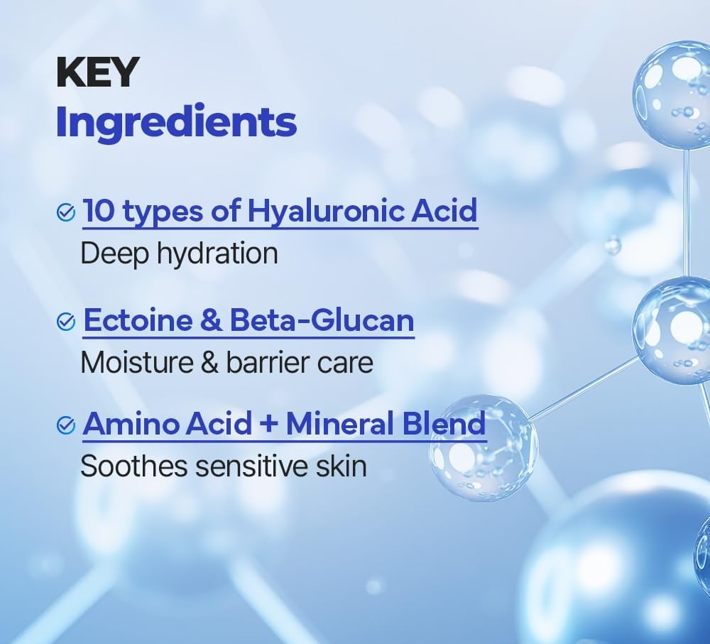 Hyaluronic Acid Watery Sun Gel SPF 50+ PA++++, Lightweight moisturizing Sunscreen with No White Cast,non-sticky UV Protection, 50ml - 2 Pack - Korean Sunscreen