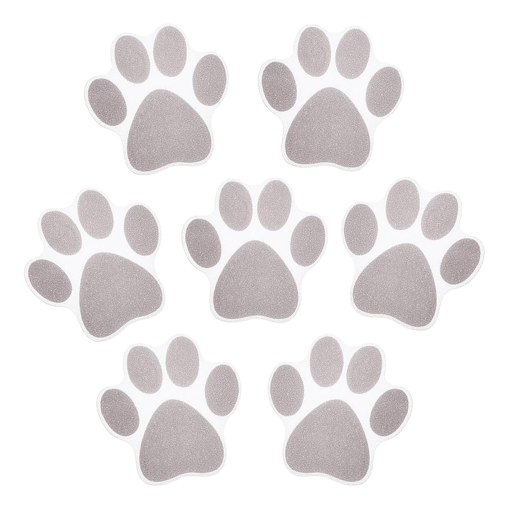 UDSKNV[KSL Non Slip Bathtub Stickers Non Slip Shower Sticker Adhesive Paws Decals Treads Non Slip Appliques for Bathtub Pools, Boats, Stairs