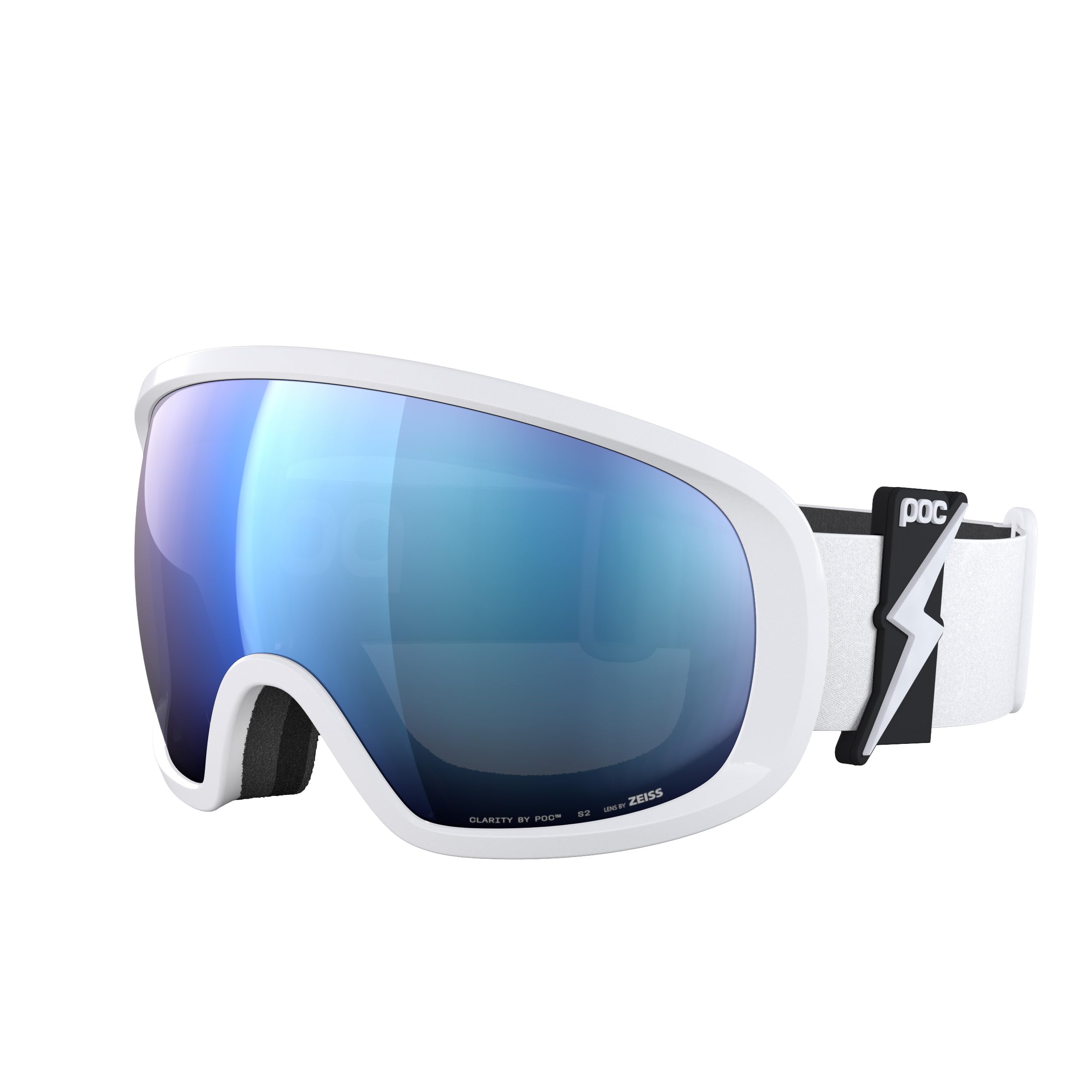 POC Fovea Mid Ski and Snowboard Goggles for Unparalleled Precision and Crystal Clear Vision in All Weather with Full UV Protection and Innovative Coatings