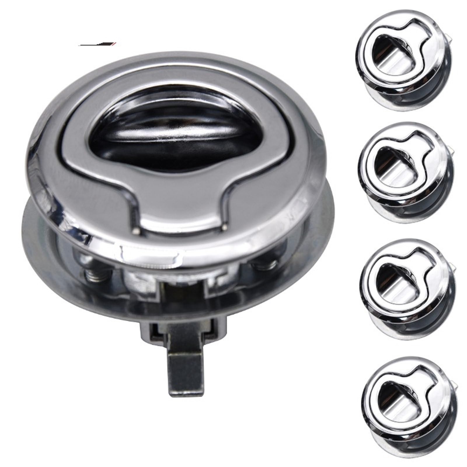 5Pcs Marine Grade Stainless Steel Flush Pull Locker Hatch Latch Lift Handle