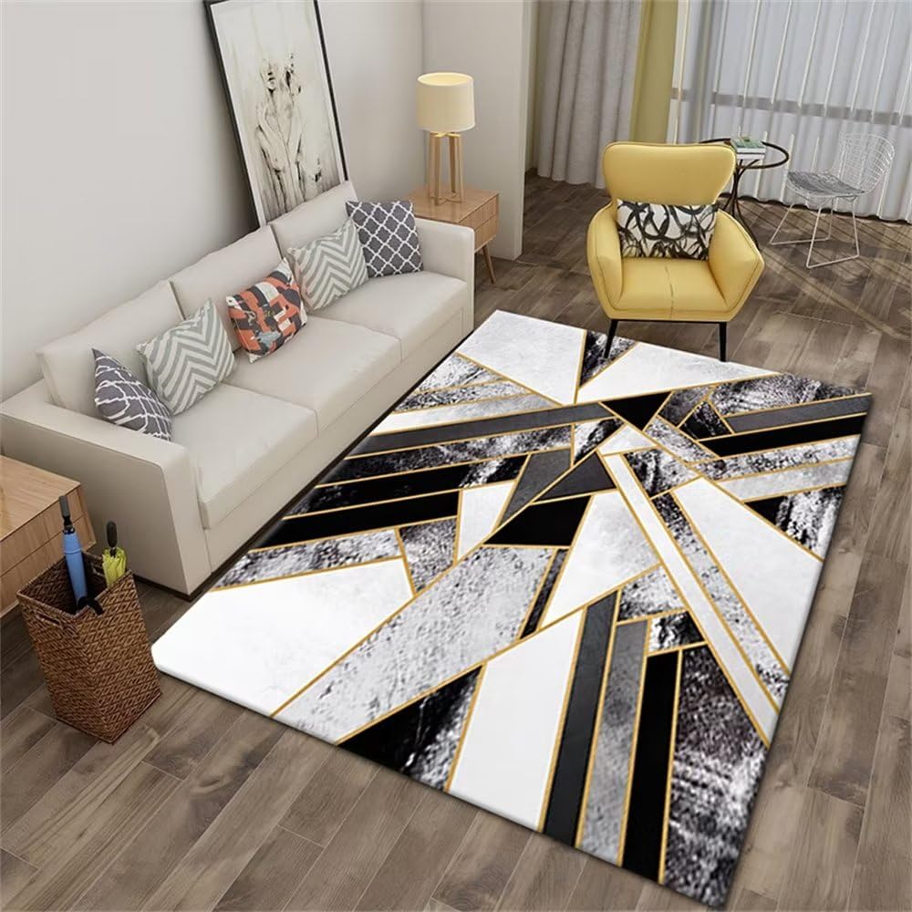 Tapis anti-vibration et déco pour chambre de garçon, gris résistant en 60x120cm