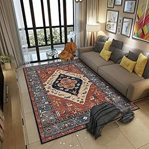 Perzische Stijl Super Zachte Flanel Antislip Tapijt 3D Afdrukken Woonkamer Slaapkamer Tapijt Woondecoratie Mat W11220…