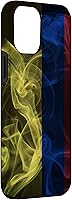 Vista 3 de Funda para iPhone 12 Pro Max Smoky Colombia Bandera - Estilo Humo Colombiano Orgullo