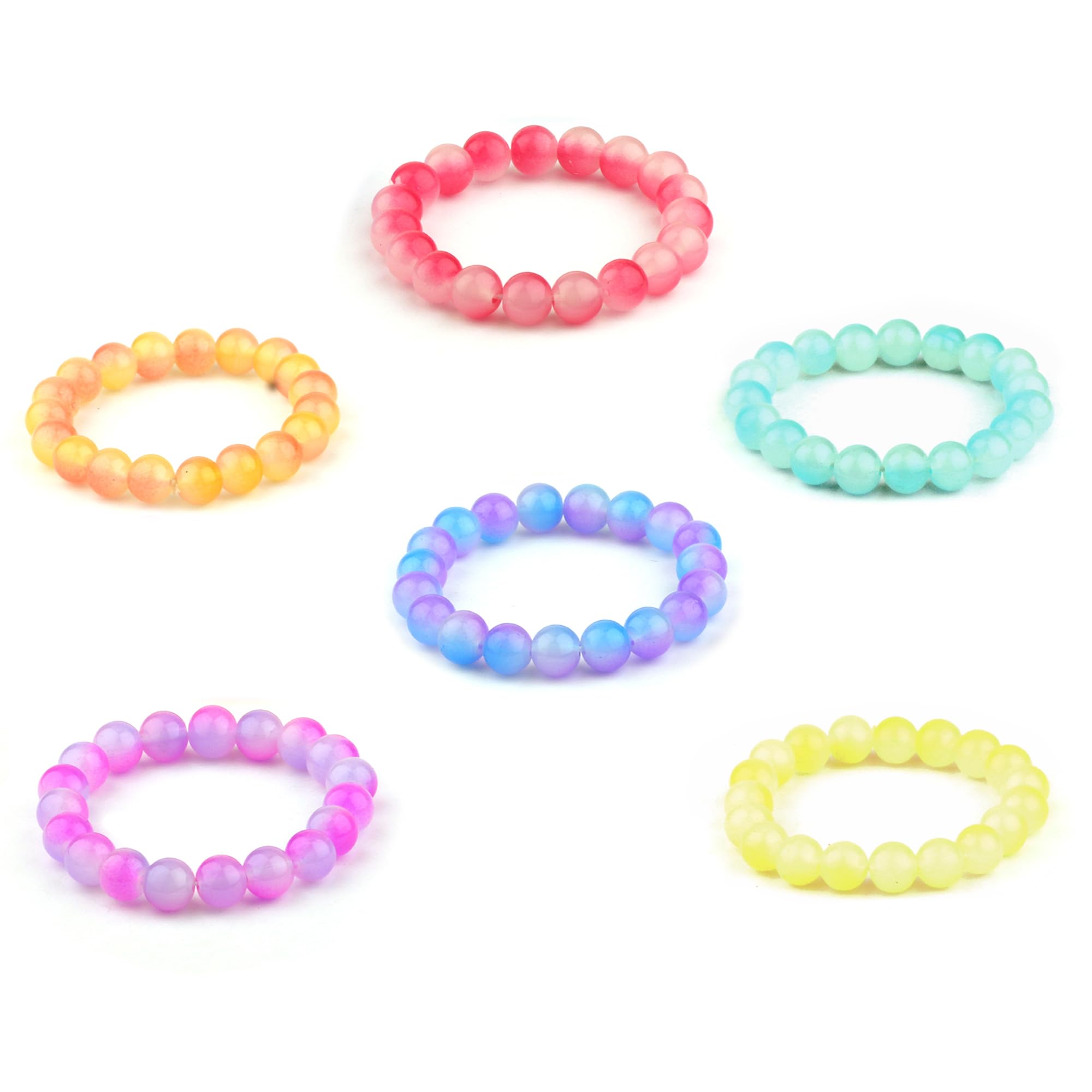 Atasi International Classic Style Set of 6 Round Natural Stone Beaded Handmade Bracelets for Girls - Multicolor Bracelets for Daily Use and Casual Outings (BR81) (B0CPW7MKTK) Amazon Price History, Amazon Price Tracker