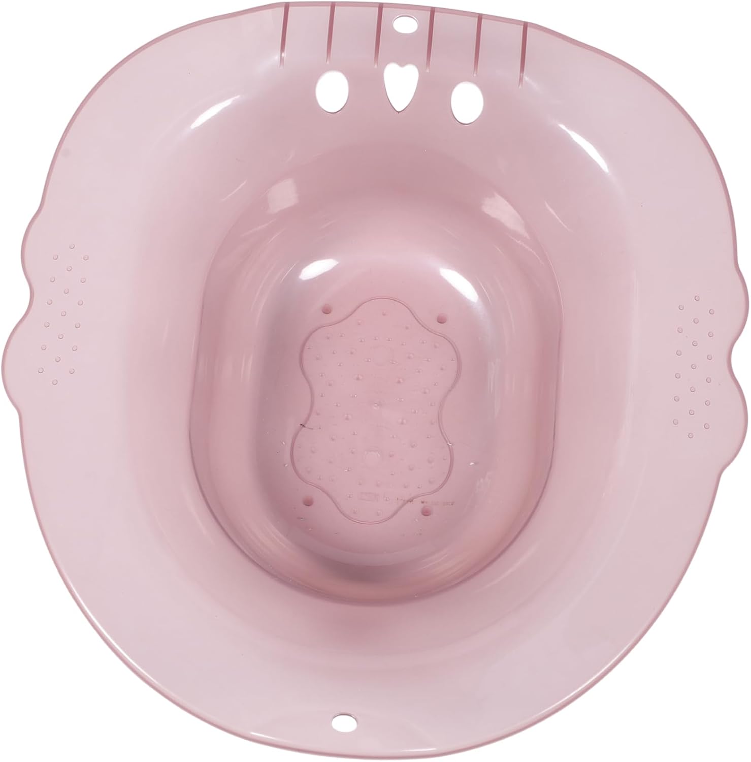 Sitz Bath Basin for Toilet Non- Plastic Design for Postpartum Care for Hemorrhoids Relief and Elderly Use Warm Water Therapy for Soothing Comfort