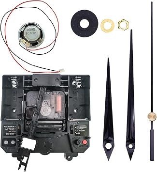 Wall Quartz Pendulum Clock Movement Mechanism With Long Shaft Music Box DIY Repair Kit For Repairing Clock Needle Quartz Movement With Pendulum Repair Part