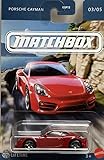 Matchbox Porsche Cayman [Red] 03/05, GGF12, 1:64 Scale Diecast Vehicle