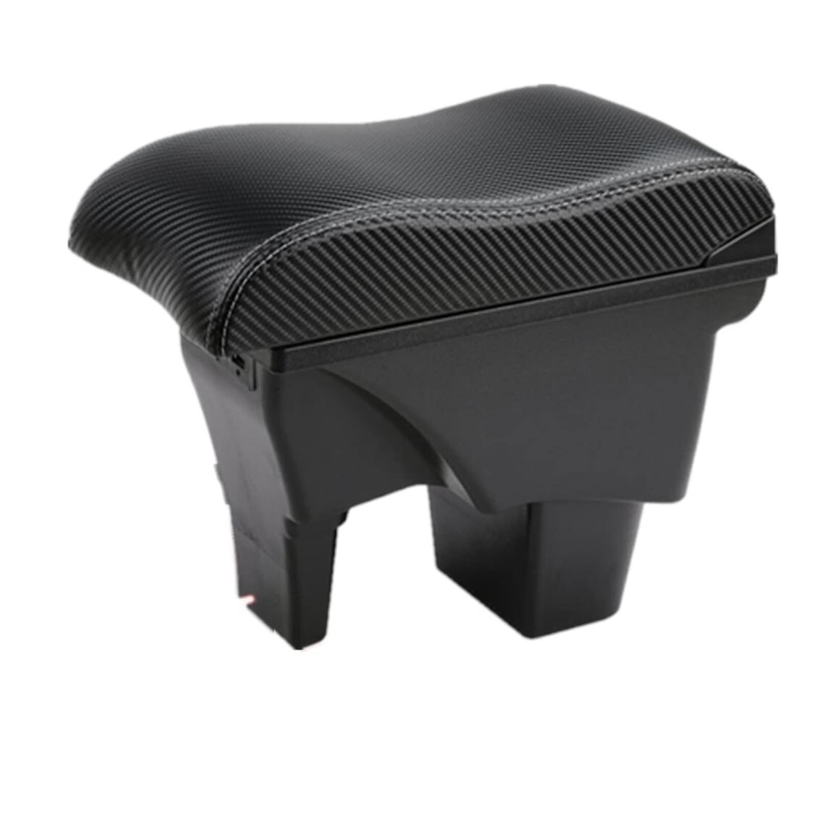 CBCLOPKLCU Centre Console For Suzuki For Vitara Armrest Storage For Box with Carbon Fiber Retrofit and USB