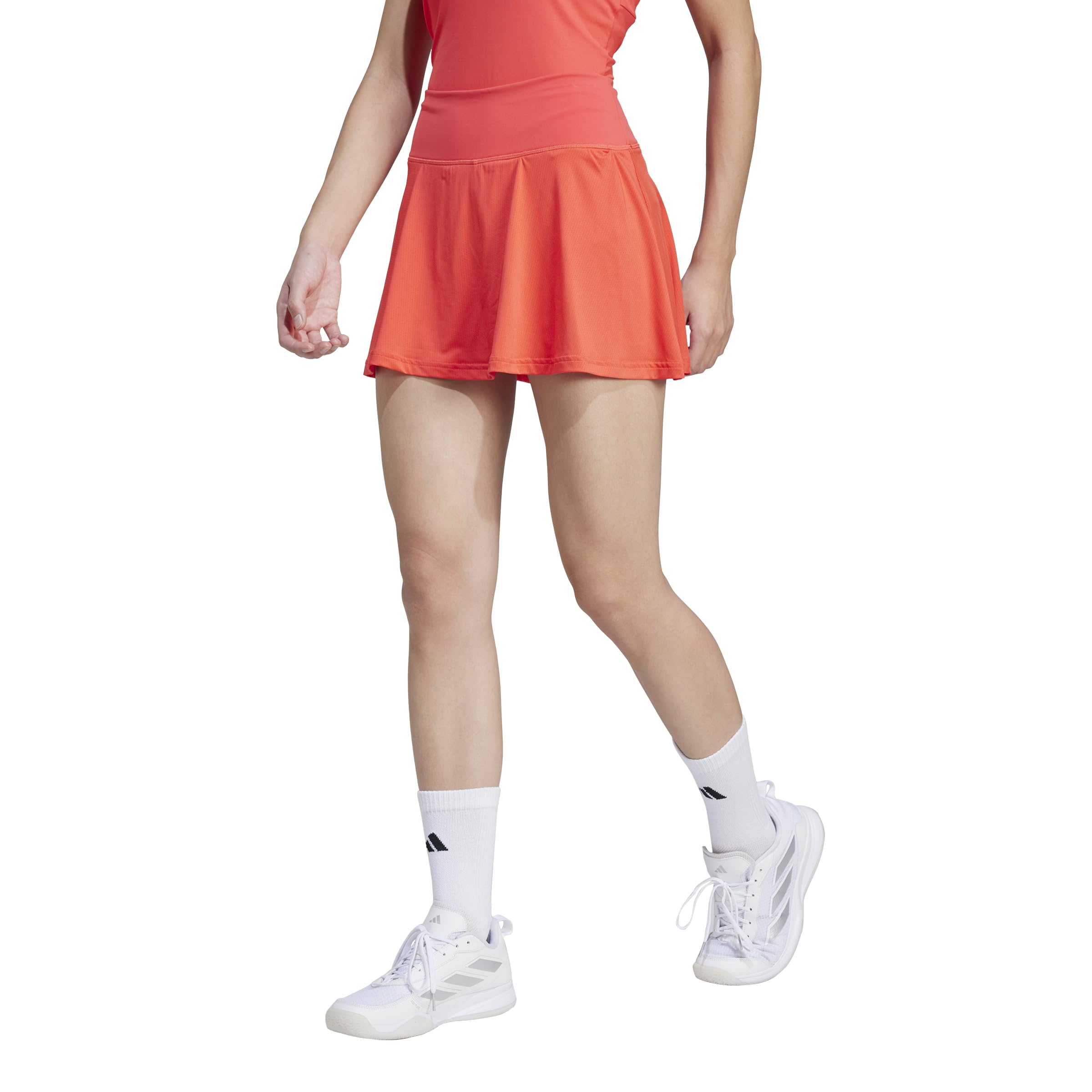 adidas Damen Club Climacool Skirt Tennis-Rock, Semi Lucid Red, XX-Large