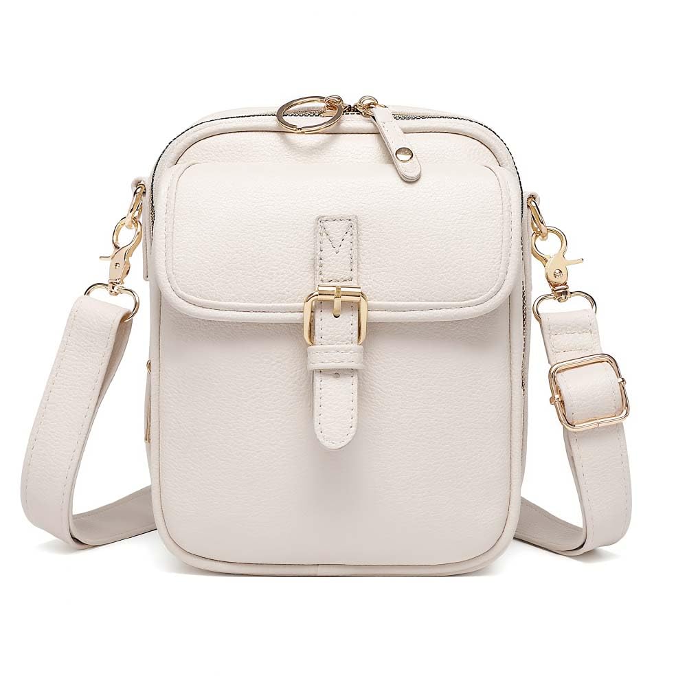 Crossbody Leather Bag for Women Multi-Slot Multifunctional Large Capacity Bags Adjustable Shoulder Bags