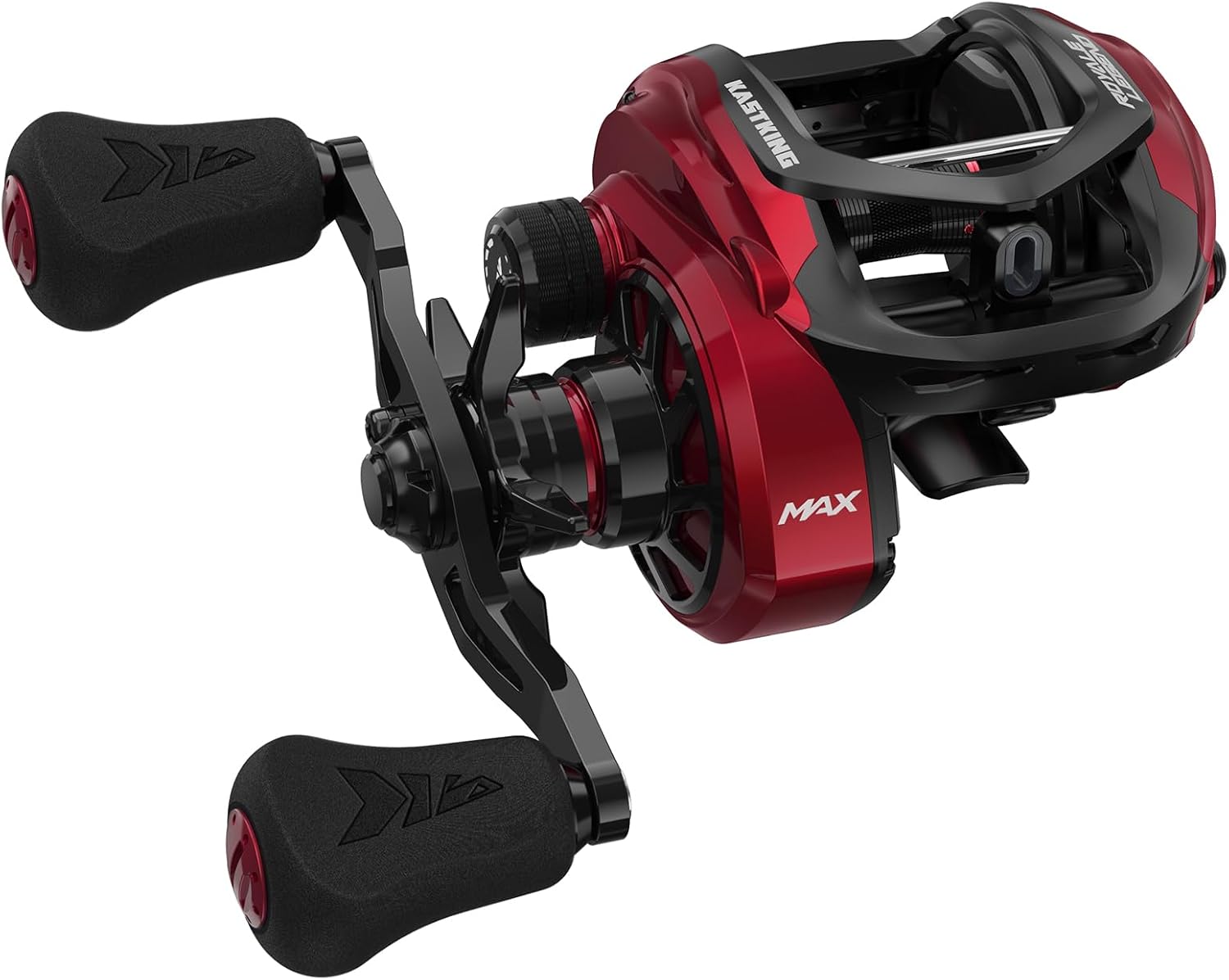 KastKing Royale Legend Max 300 Baitcasting Fishing Reels, 6.1:1 Gear Ratio | Max Drag: 35 lb, 9+1 BB, 11.1 oz, High-Capacity CNC Aluminum U-Shaped Spool, Adjustable Centrifugal Braking System