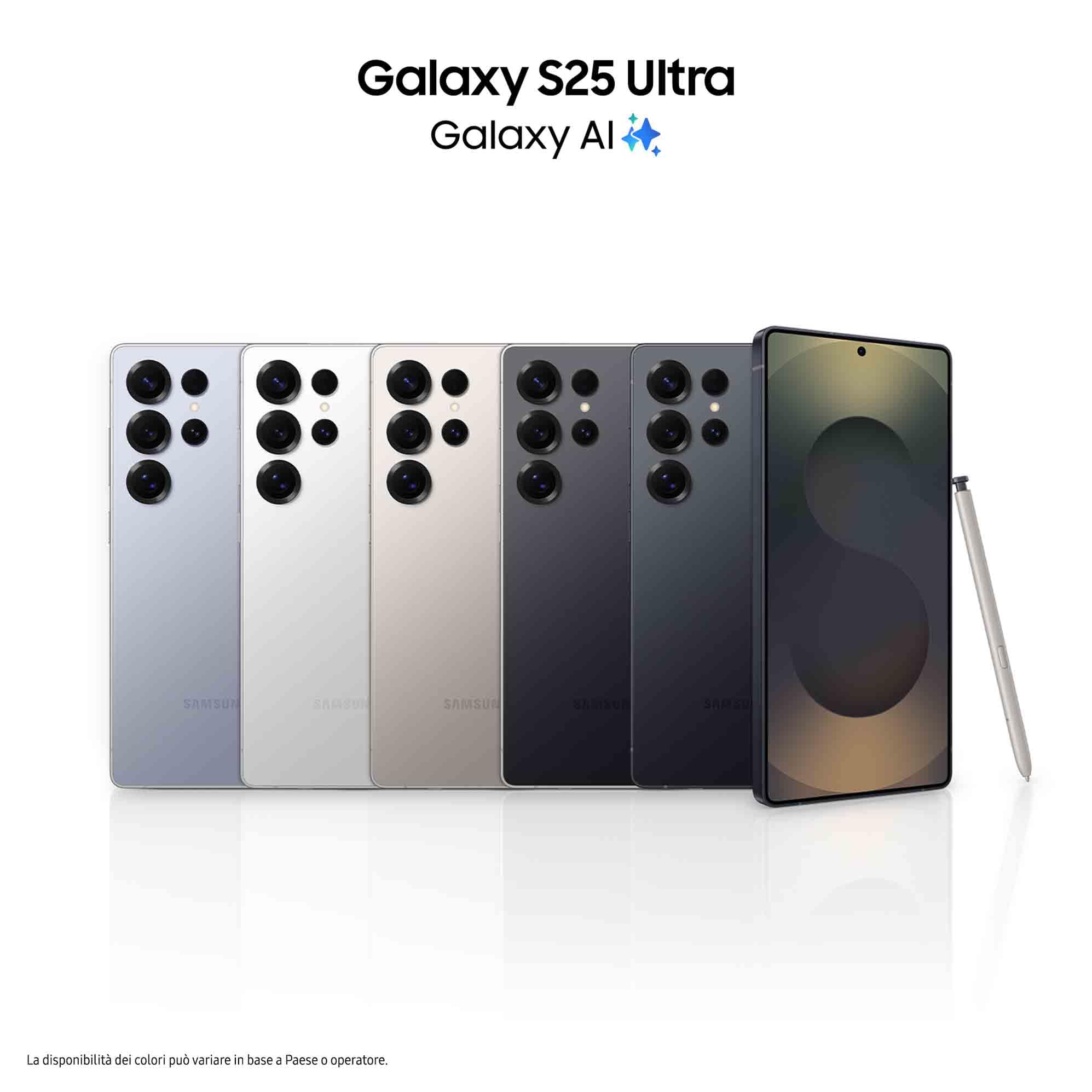 Samsung Galaxy S25 Ultra Smartphone AI, 3 anni di Garanzia del produttore, Display 6.9'' QHD+ Dynamic AMOLED 2X, Fotocamera 200MP, RAM 12GB, 1TB, 5.000 mAh, Titanium Black [Versione italiana]