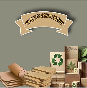 1. Kalite Kraft Kağıt Ambalaj – Hediye Çeyiz & Paketleme Kağıdı 100x150 cm 5’li Saman Kağıt