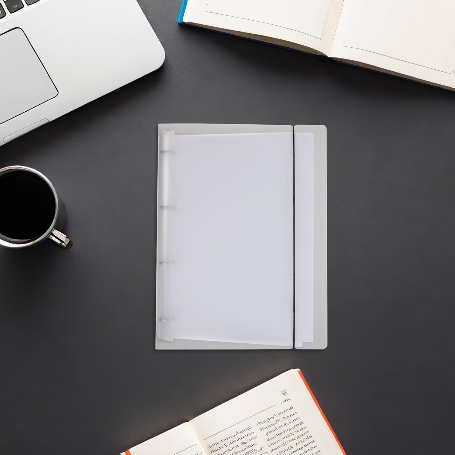 1 Set Blank Release Paper Binder Refills for Collecting Sticker - 12" Binder Insert Sheet for A5 6 Ring Sticker Organizer Album Storage Book White