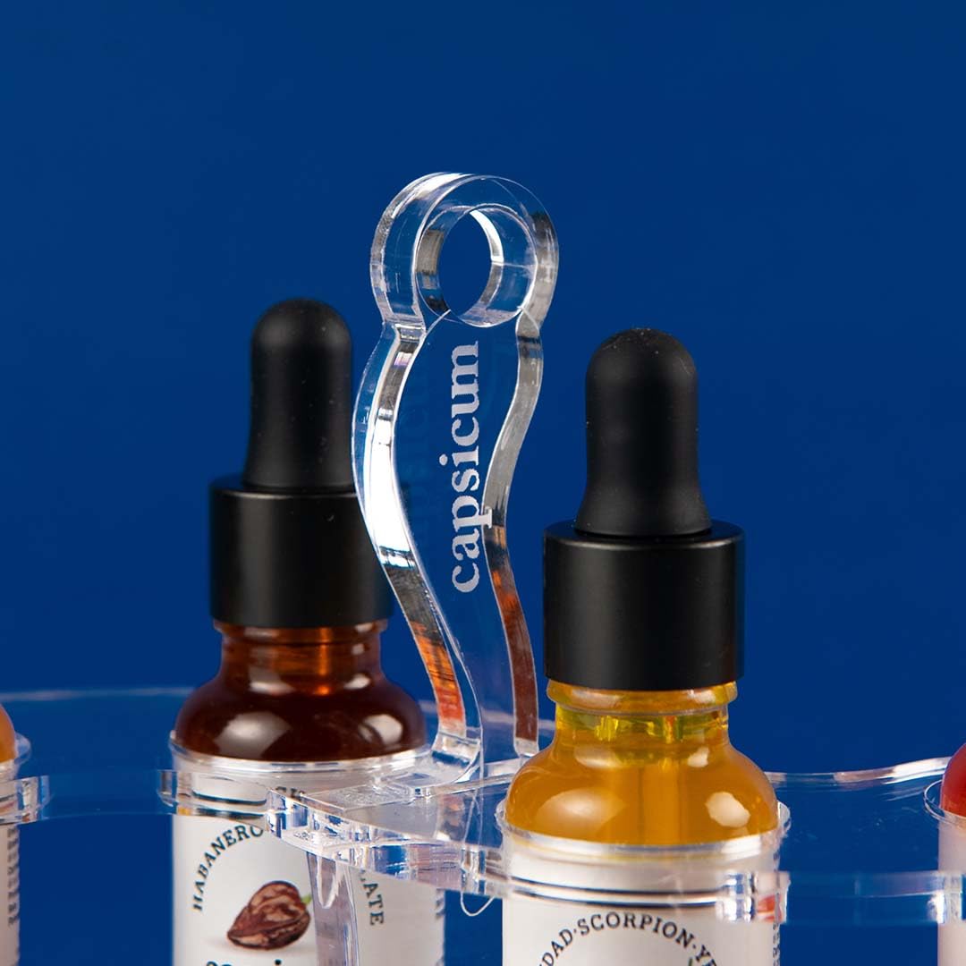 Set Oliera Capsicum Idea Regalo Originale | Olio Piccante Peperoncino Capsicum | Olio Al Peperoncino Piccante 20 Ml | Olio Al Peperoncino 100% Made In Italy | Olio Peperoncino Piccante A Gocce - 5