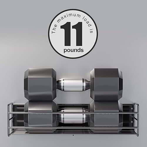 Miniatura 2 de Paquete de 4 estantes magnéticos para especias para nevera, metal negro