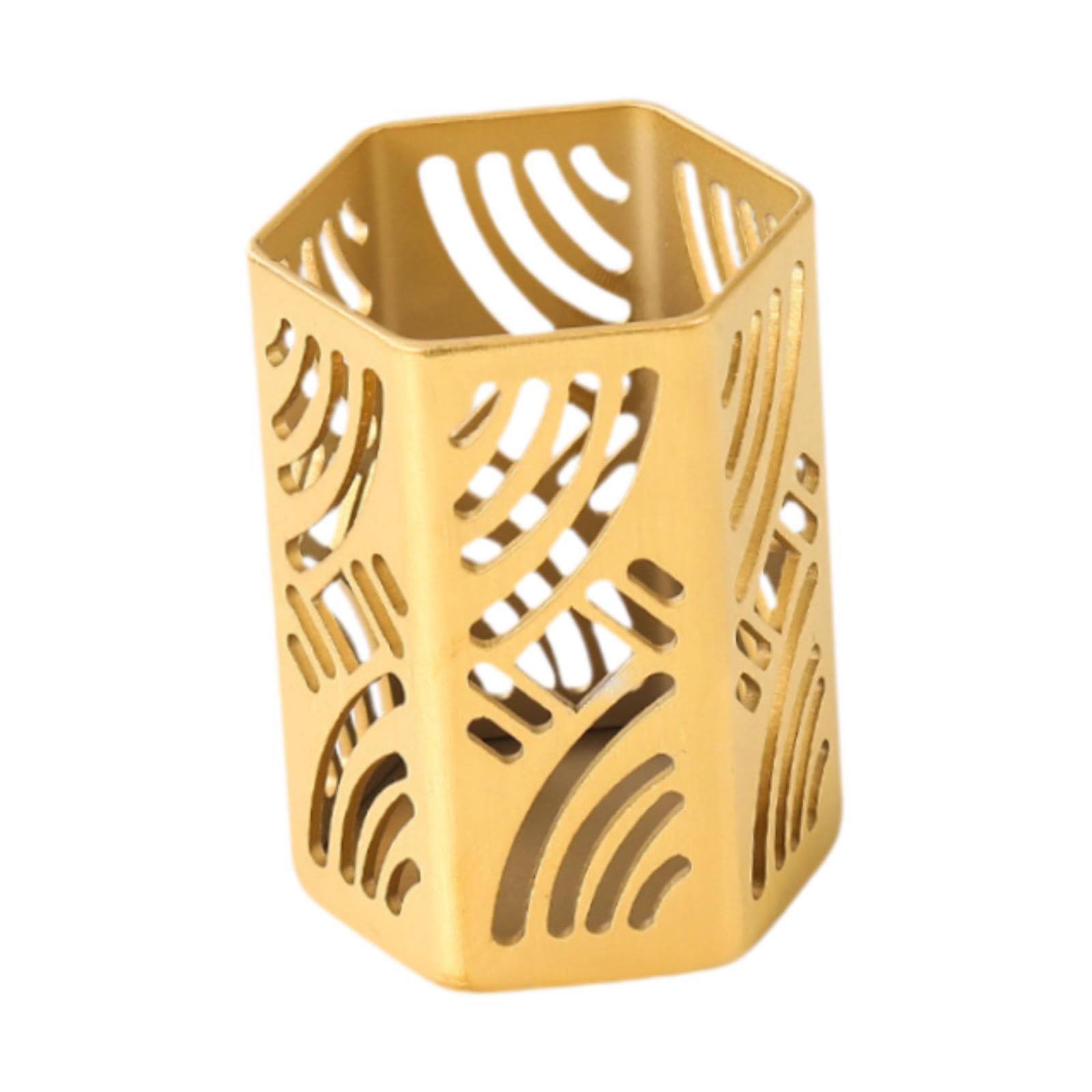 CALANDIS® Toothpick Storage Box Toothpick Dispenser Hotel Elegant Cocktail Pick Holder Gold | Storage Boxes | Home Organization | Household Supplies & Cleaning 3