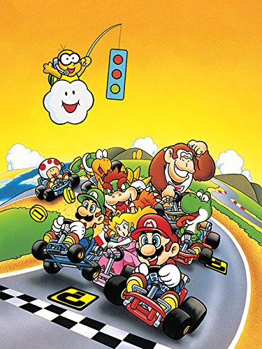 Nintendo WDC90776 Toile Imprimée Grand Format 60x80cm Tableau Déco Multicolore