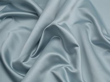 Minerva Crafts Matte Duchess Satin Fabric Slate - per Yard