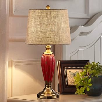 レトロ　卓上ランプ Amazon.co.jp : XZGang 青赤のテーブルランプ、レトロ古い