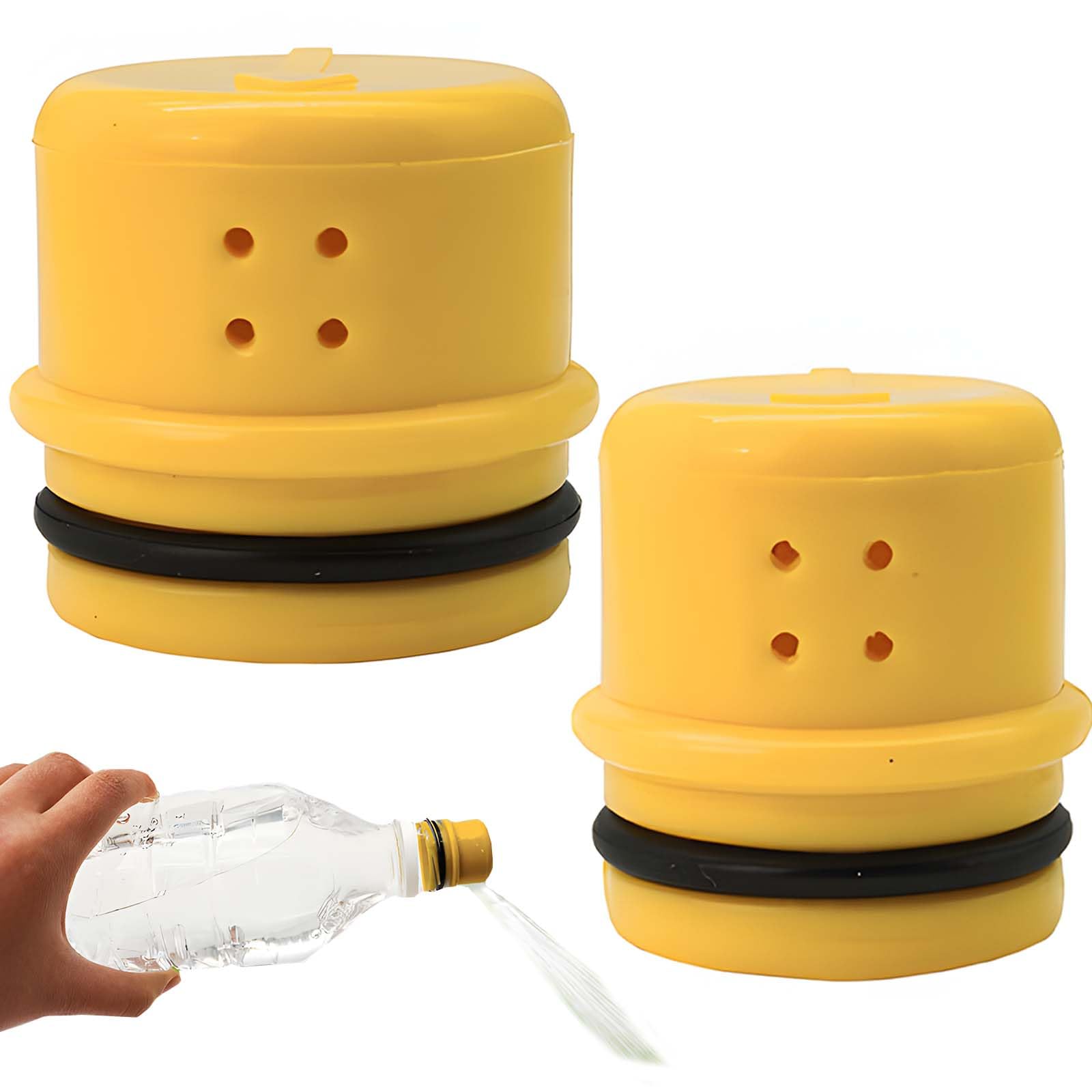 Ultralight Portable Bidet for Travel Water Bottle Attachment 4-Hole Nozzle Backpacking Camping Hiking Postpartum Care 2 pieces Large