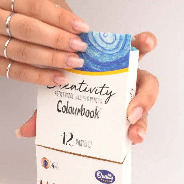 Matite Pastello Colourbook 24 Colori - Mina Spessa 4mm E Legno FSC - Foto 3