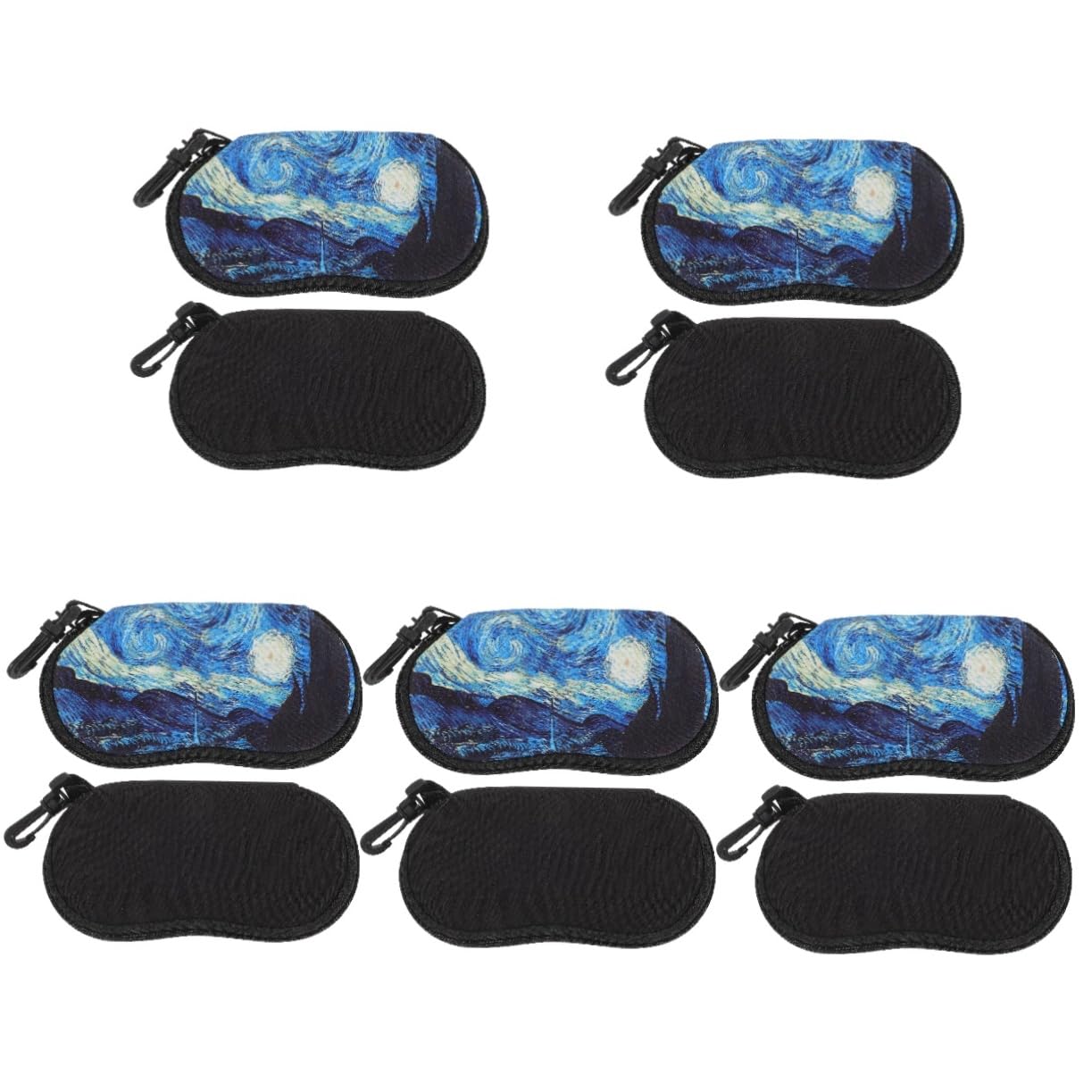 10piezas Estuche De Gafas Portátil Organizador De Gafas Retro y Para y Almacenamiento De Lentes Para Hombres y Mujeres