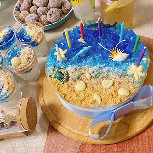 3 Pcs Marine Theme Cake Fondant Silicone Mold Seashell Conch Starfish Coral Baking Molds For Diy Cake Decoration Chocolate Candy Polymer Clay Crafting Projects #TOP4