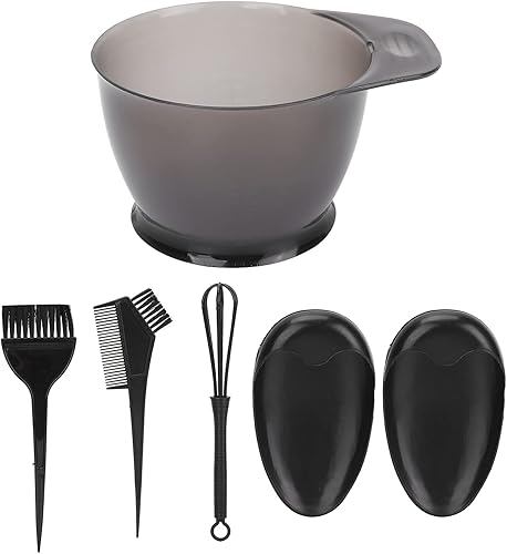 Kit profesional de 5 piezas para teñir el cabello, kit de teñido de cabello, cepillo de tinte para el cabello, cuenco, peine, herramientas de teñido