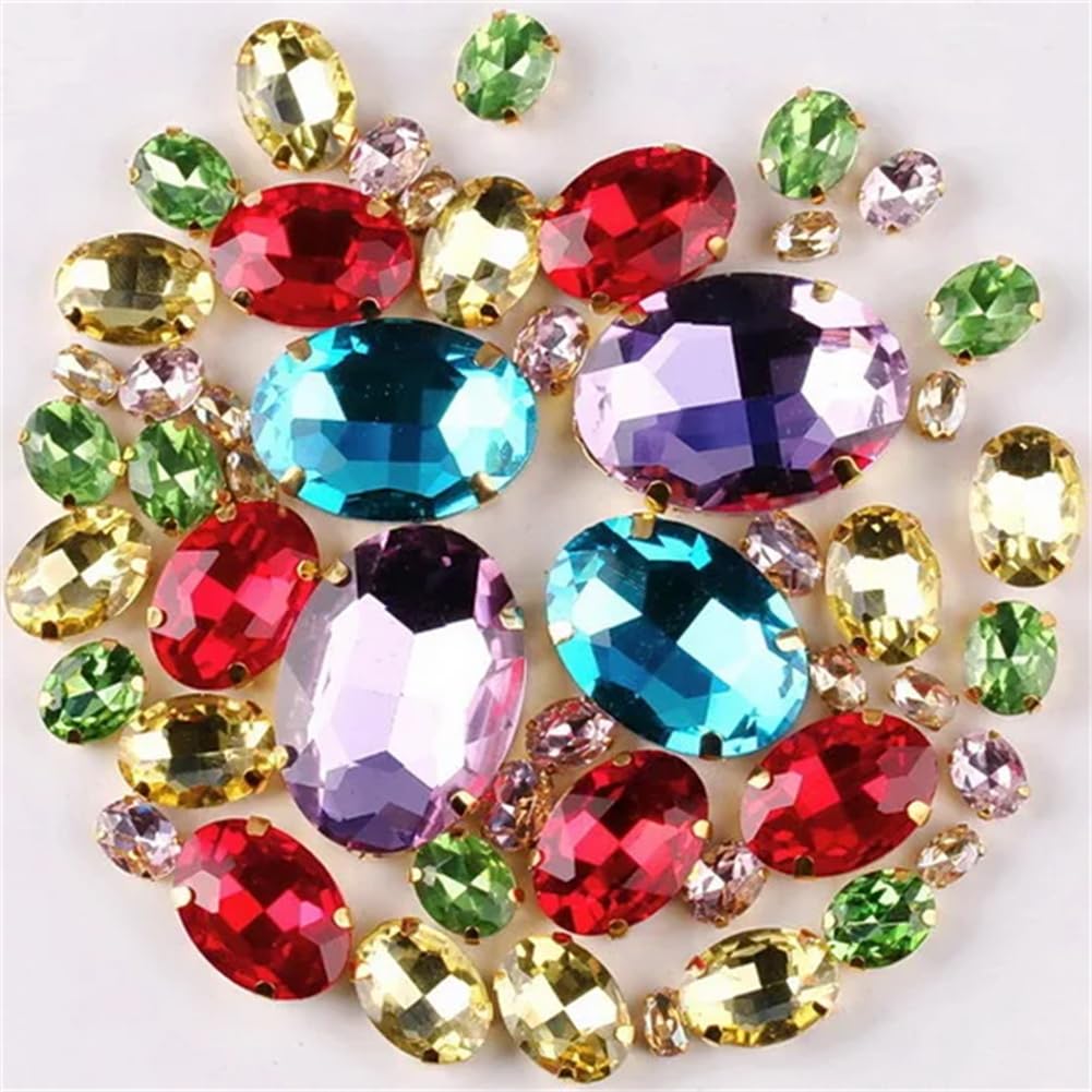 Strass à coudre et cristaux de verre colorés pour briller lors de vos soirées et mariages