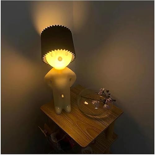 Miniatura 2 de Turn That Switch ON Divertida lámpara de mesita de noche para escritorio de hombre tímido, luz nocturna creativa traviesa, novedad, mordaza,