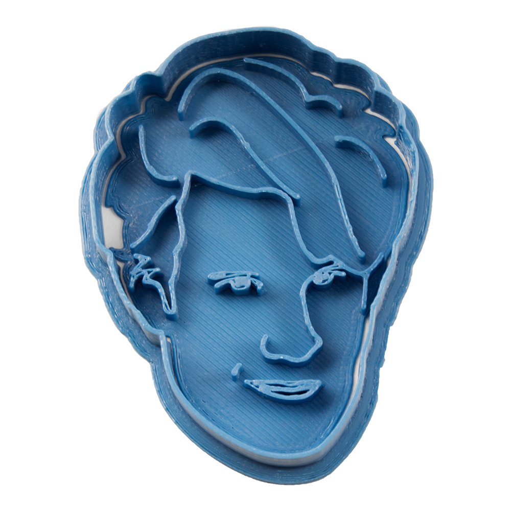 Cuticuter Cookie Cutter, Blue, 8x7x1.5 cm