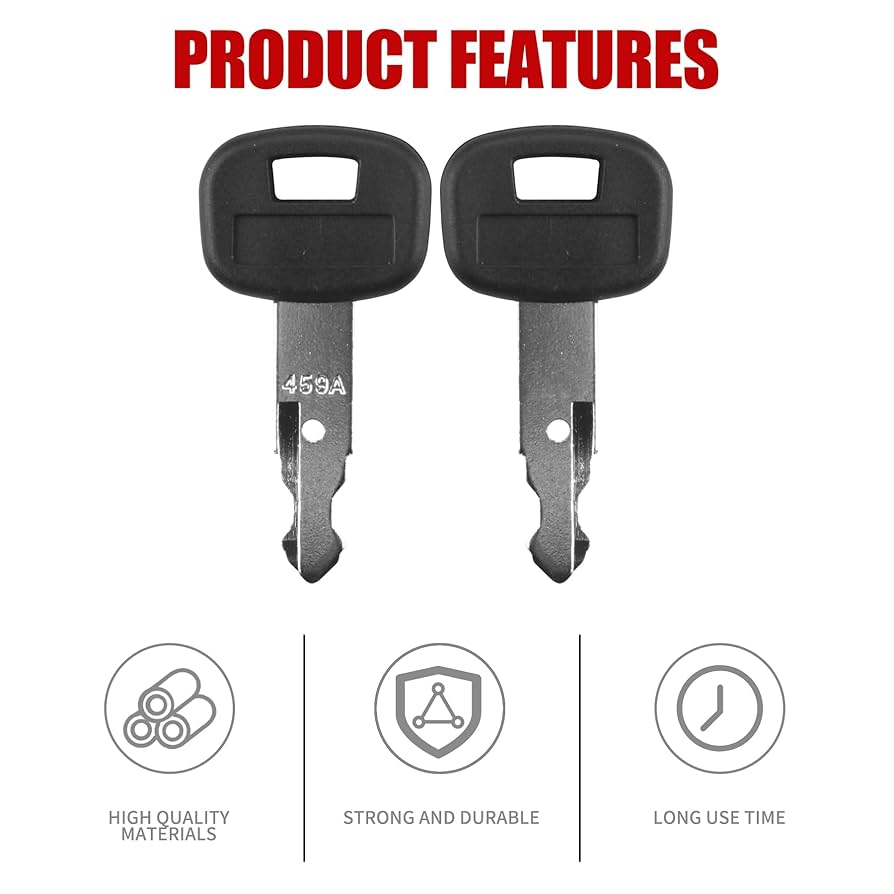 Amazon.com: 459A 12pcs Ignition Key Compatible with Kubota