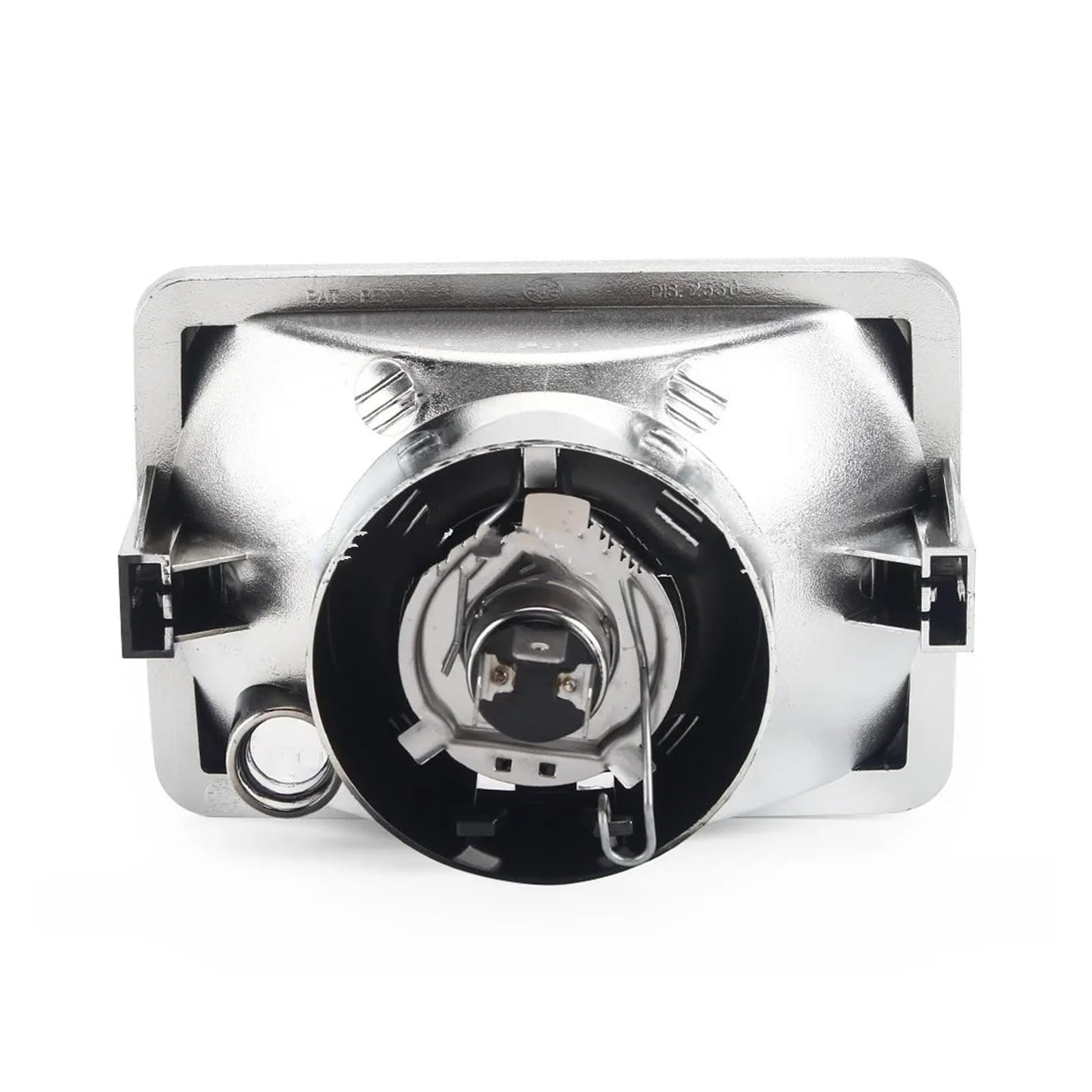 Kit Phares Moto Phare Avant Rectangulaire Halogène Scooter Pour S150 2007-2017 Feux Route Et Croisement Transparents Phare Avant