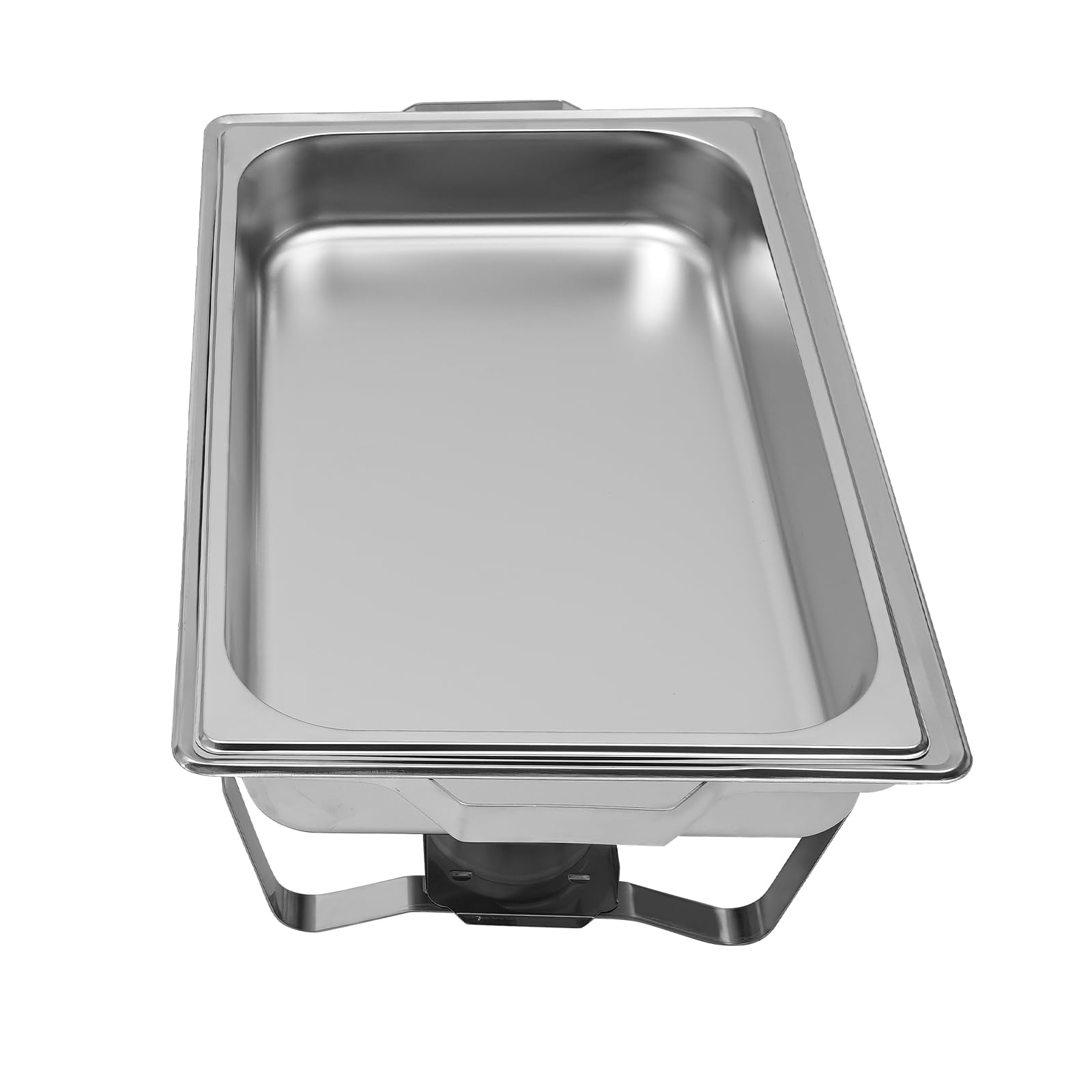Chafing Dish, set professionale in acciaio inox, contenitore di calore, contenitori per chafing dishes, set di contenitori caldi per catering, buffet e feste (griglia singola per chafing dish)