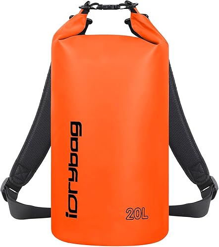 Miniatura 1 de IDRYBAG Bolsas secas para kayak impermeables 2L5L10L15L20L, pequeña bolsa seca impermeable flotante, bolsa impermeable para viajes de paddleboarding