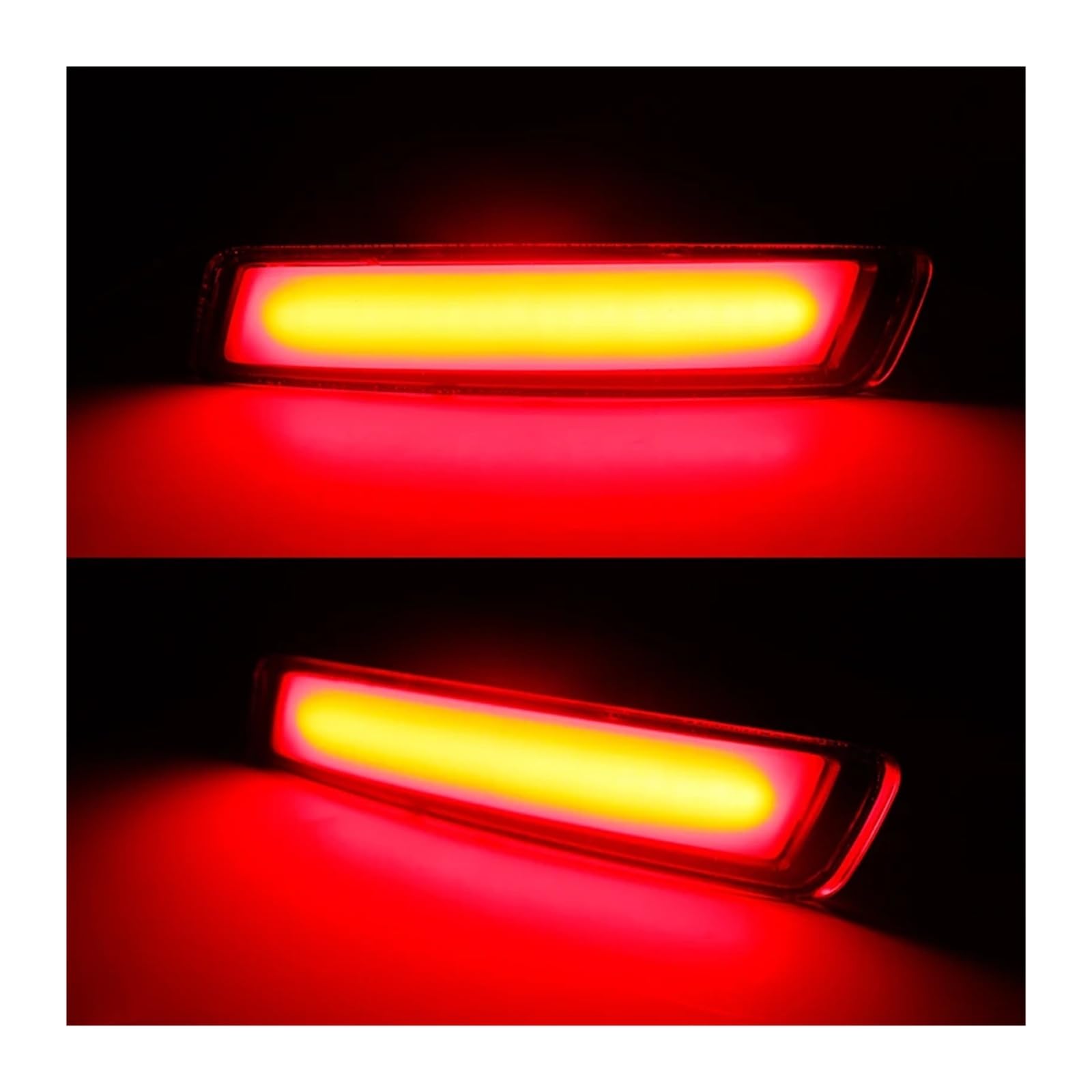 Pasuje do VW Beetle 2006-2010 tylne światła flarowe CAN-bus wędzone/czerwone soczewki czerwona dioda LED tylny zderzak samochodowy światła obrysowe boczne(Smoked Lens)