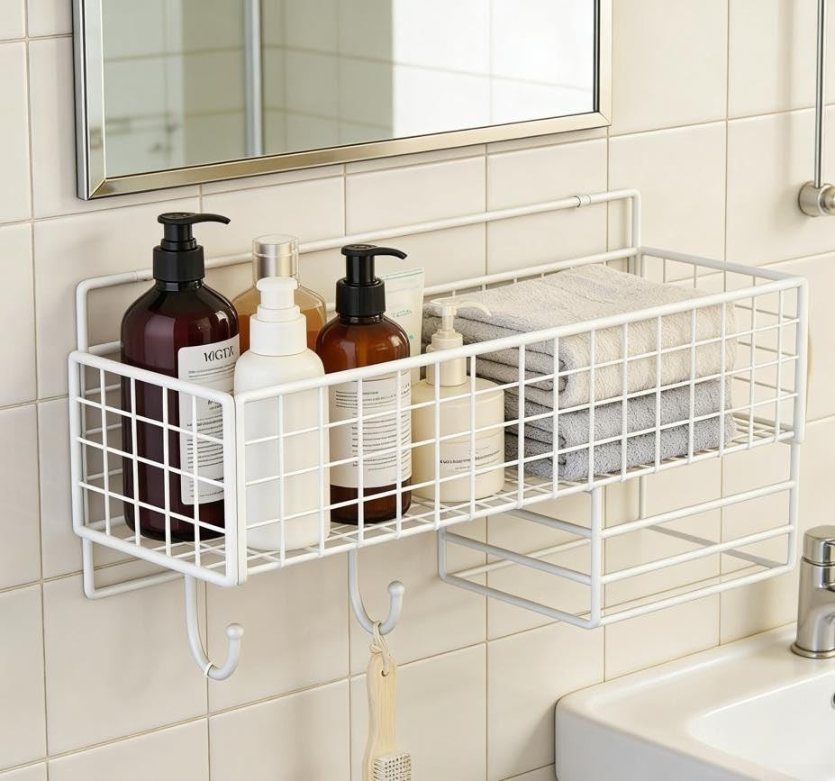 Étagère de rangement robuste en acier au carbone noir de taille L