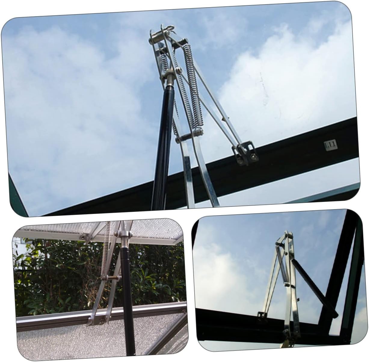 Totority Automatic Window Opener for Greenhouse Heavy Duty Double Springs Vent Opener Auto Ventilation Accessory