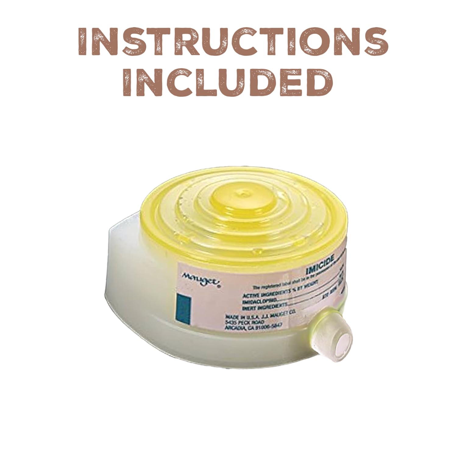 Mauget Imicide 4ml, Tree Injector, Insecticide, Containing Imidacloprid 10%, Pack of 24 Caps