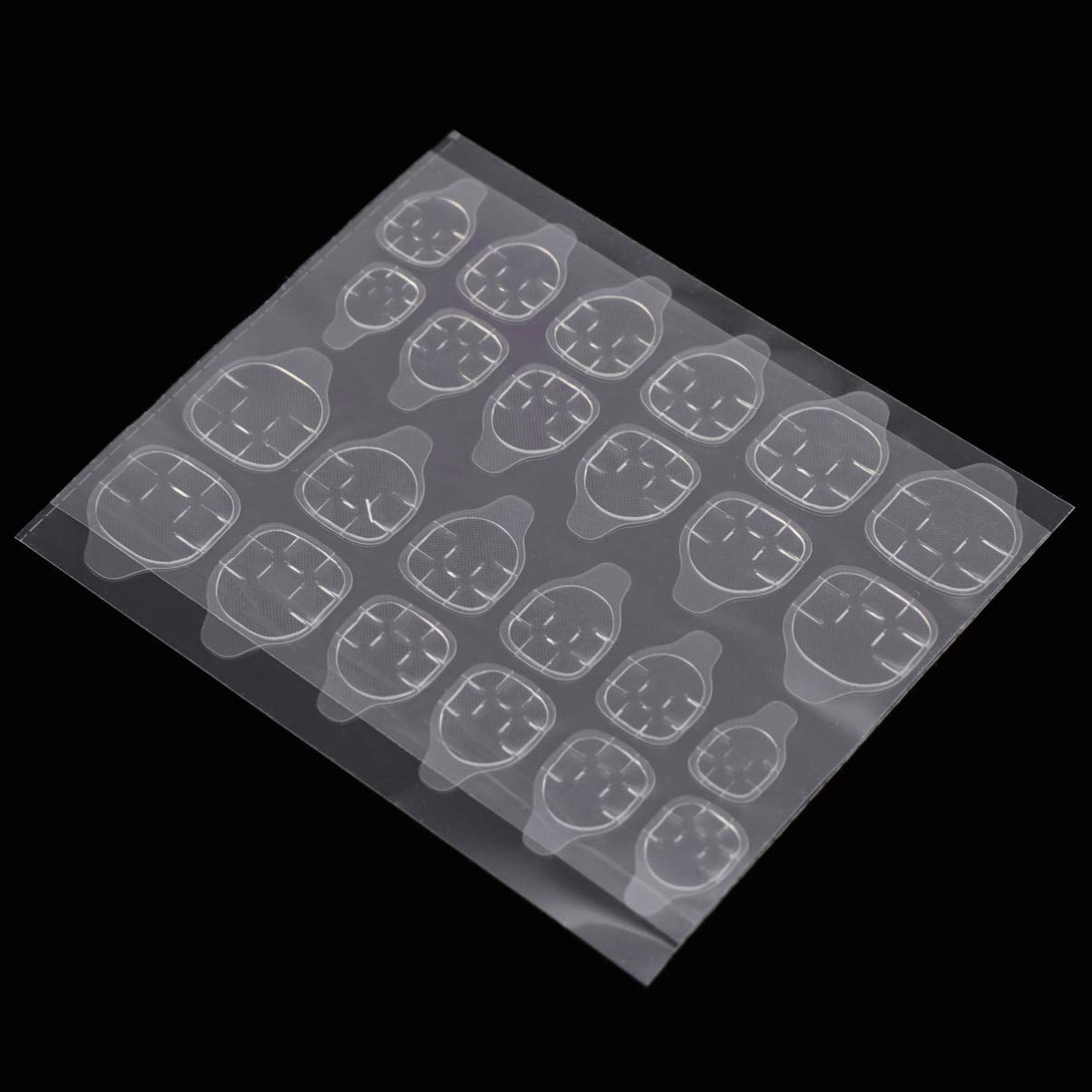 Mikinona 3 Set Di Adesivi Per Unghie Finte Linguette Adesive Per Colla Per Unghie Facili Da Staccare Per Nail Art 20 Fogli * 3
